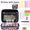 5D 30 Grids Diamond Painting Tools Kits Diamond Paint Accessories Bottles Container Sticker Carry Case Storage Bag Grids Box Pen