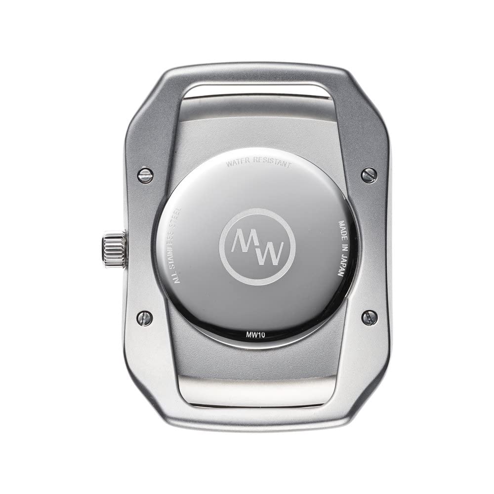 MASTER WORKS Quadrangle Сделано из кварцевой кожи Квадратные Черные MW10SB-GCBRO8 Мужские Часы, Япония, Механизм, 33мм, Ремешок, Форма,