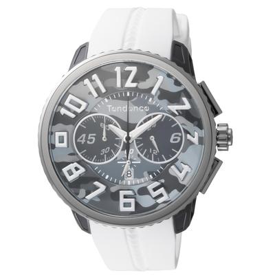Tendence Gulliver Круглые Камуфляжные Повседневные Белые Мужские Часы, (TY046022-WH)