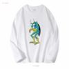 Zorak Ретро Мультяшный Персонаж Поношенный Вид Футболка винтажная Стиранный Растянутый графический Топ Для Повседневной Носки homme Универсальный Стильный