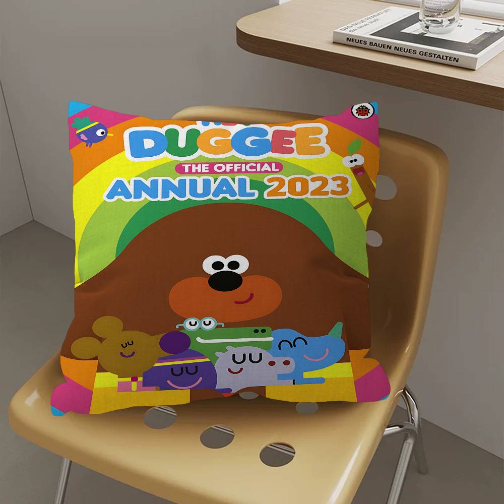 H-Hey D-Duggee Pillow Gift Home Office Decoration Pillow Bedroom Sofa Car Cushion CoverPillow Case