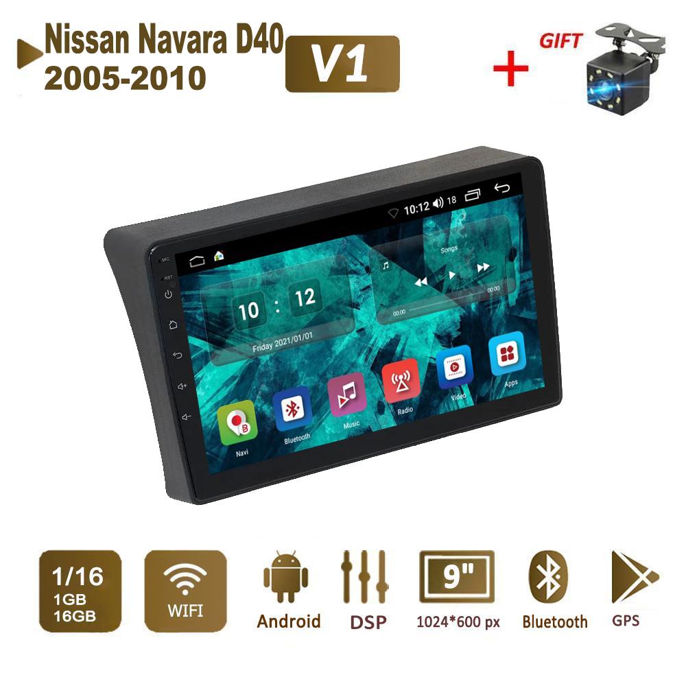 Android Car Radio Stereo For Nissan Navara D40 2005-2010 GPS Navigation 2DIN 4 Core Multimedia Player 1+16GB Autoradio