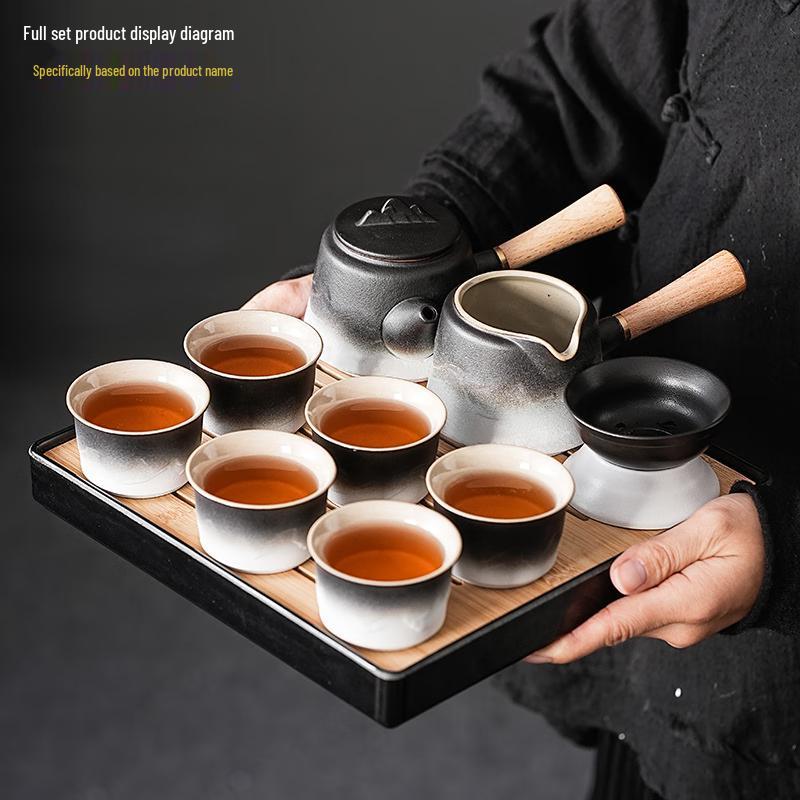 Chaxun Mountains & Seas Gradient Ceramic Tea Set