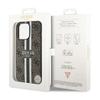 Guess 4G Printed Stripes Magsafe - Etui Iphone 13 Pro Max (Brązowy)