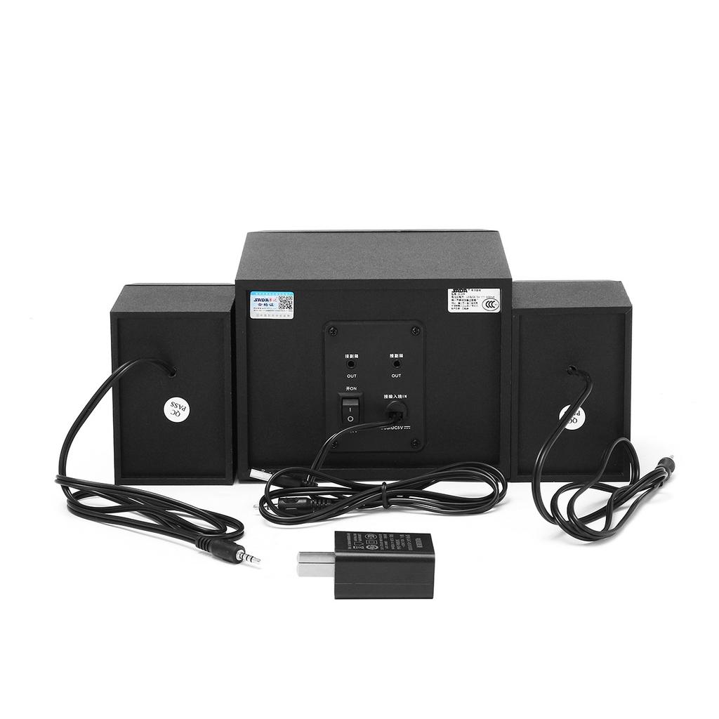 SADA Multimedia 2.1 Настольный компьютерный динамик Светодиодный светильник с тяжелыми басами Сабвуфер Домашний динамик USB Power Bluetooth