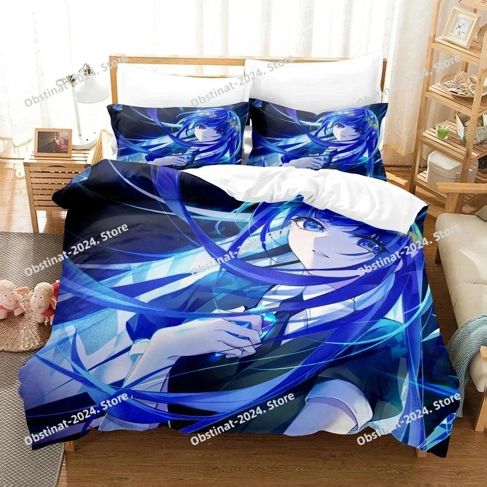3D Постельное белье Houseki no Kuni Напечатанное Одеяло Покрывало Пододеяльник Наволочка 3 Предмета Детский Взрослый Размер