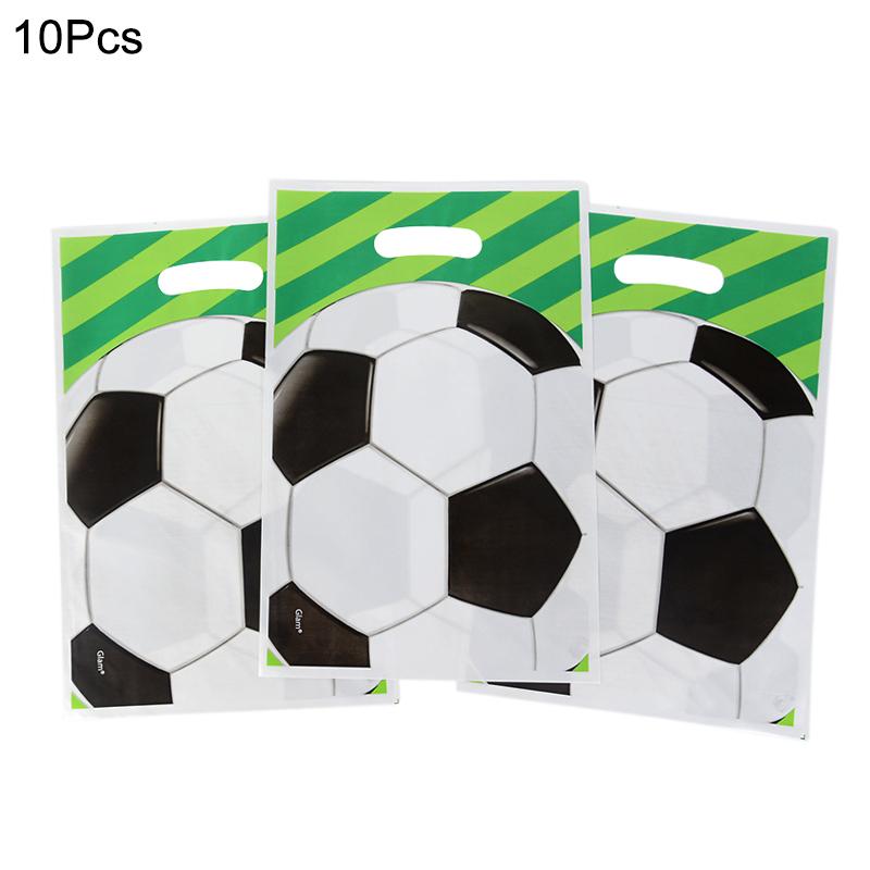 Футбольная вечеринка печенье конфеты мешки мальчик футбольная тематика день рождения подарок упаковка мешок для гостей детские сувениры для вечеринок принадлежности Рождество