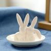 Jewelry Tray Ceramic "I LOVE YOU" Rings Earrings Necklaces Bracelets Holder Decorative Jewelry Organizer Home Decor