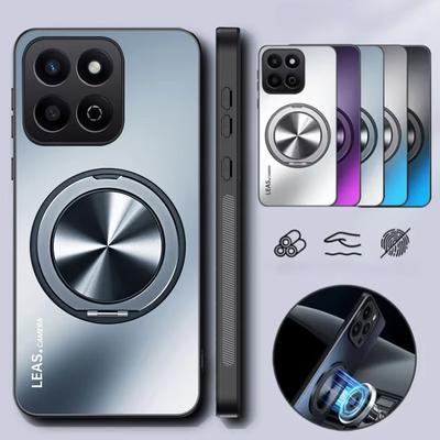 Для Honor X6C AG Матовый Магнитный Держатель-Подставка Чехол для Телефона Для Honor X9C Smart X7C X8C X9B X8B X7B X6B Ударопрочная Твердая Задняя Крышка Бампер