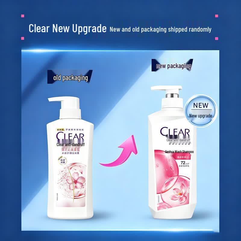 CLEAR Cherry Blossom Anti-Dandruff Niacinamide Shampoo