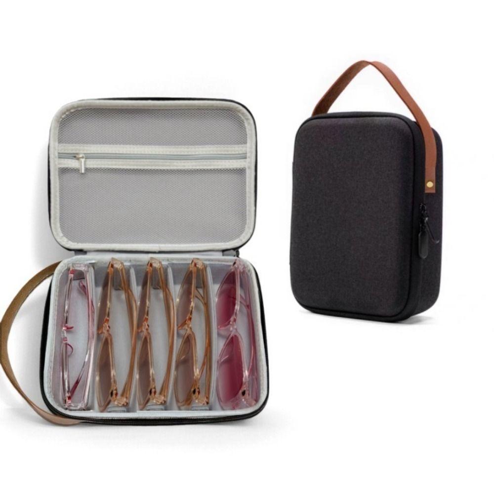 Hard Shell Eyeglasses Case Portable Sunglasses Protective Case Simple Glasses Storage Box Women