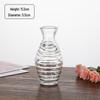 Small French Retro Glass Hydroponic Vase for Home Decor