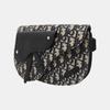 [Pre-Owned] Saddle Monogram Embroidered Leather Saddle Bag - Excellent #15AX3MA