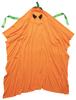Clearstone Cosplay Halloween Rain Pumpkin Orange 2-Way Poncho, Unisex,
