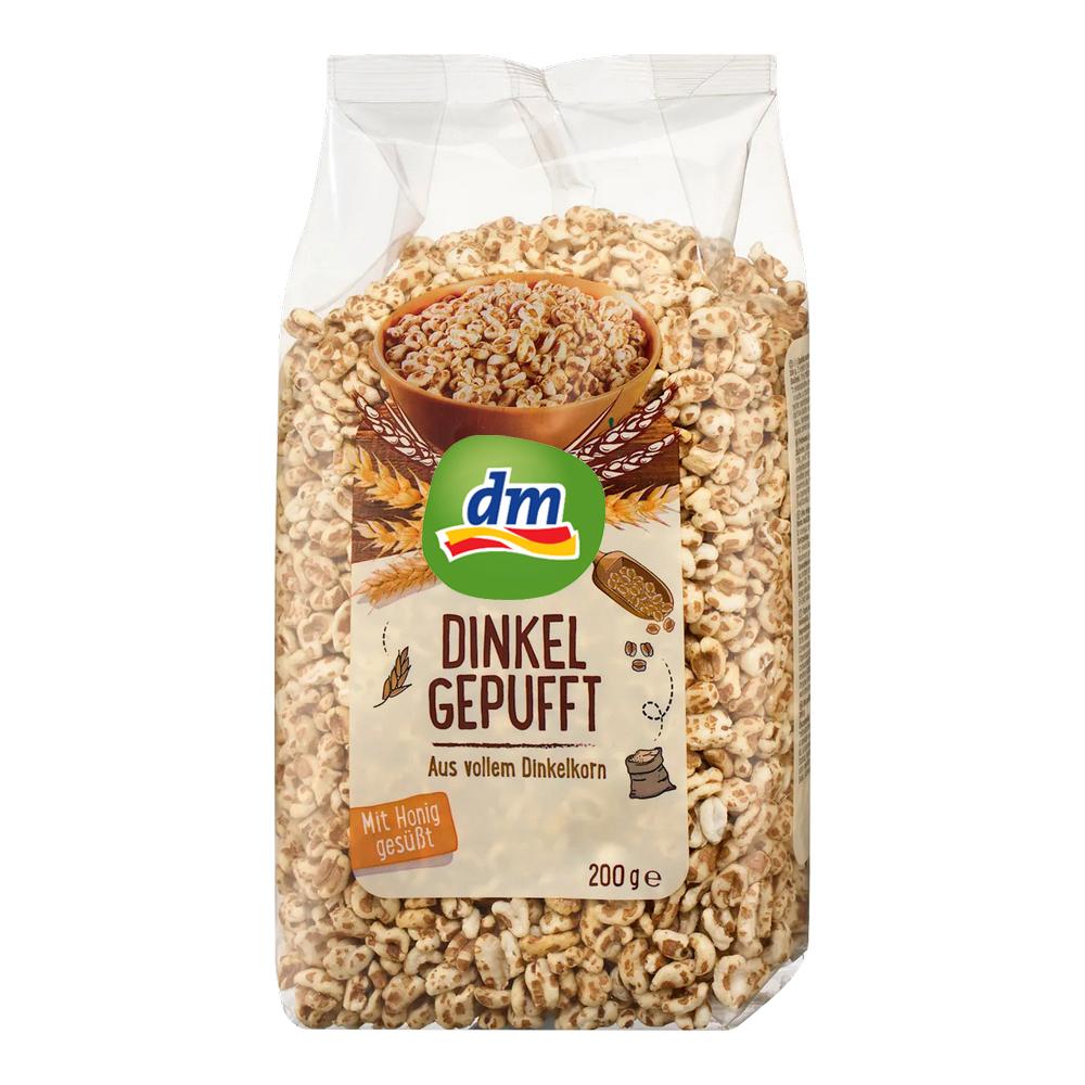 German Dm Honey Spelt Puff Snacks 200G