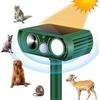 Repellent cat solar ultrasound repellent outdoor cat sensitivity and frequency adjustable ultrasound cat to repel pests garden protector
