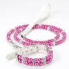 Imitation Jewelry Puppy Dog Collar and Leash Set Adjustable Fashion Pet Collars for Small Dogs Yorkshire Maltese Pug Accessories