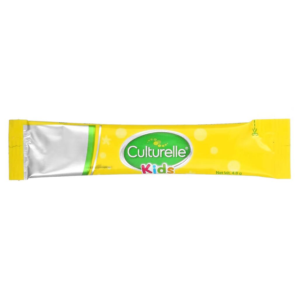 Culturelle, Для детей, Пробиотик + Клетчатка для регулярности, Возраст 1+, Без вкуса, Одноразовые пакетики, 60 шт.