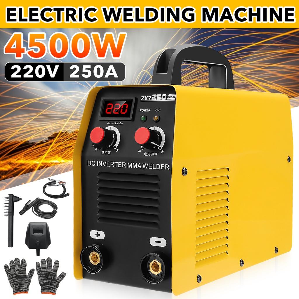 220V ZX7-250 250A IGBT Inverter Arc Mini Electric Welding Machine ARC MMA Stick Welder for DIY Welding Electric Working 4500W