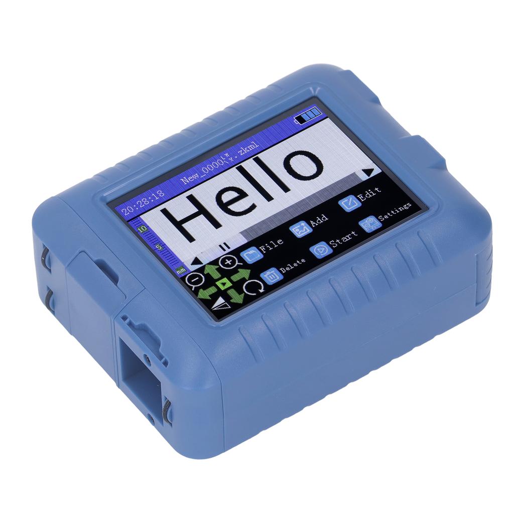 12,7 мм 3,5-дюймовый мини-струйный принтер с синим цветом, тип C, DPI, регулируемая машина для печати QR-кодов