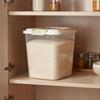 Insect Proof Pet Food Container with Wheel Rice Dispenser Durable Pet Food Storage Jar  Flour