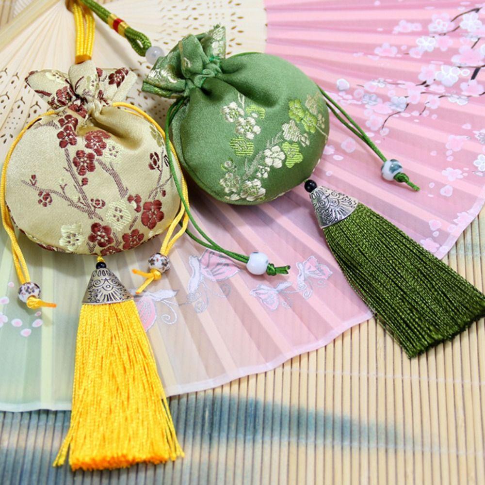 Сумка для хранения ювелирных изделий в стиле «Драконьи лодки» с ретро-узором и подвеской в китайском стиле