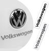 For Volkswagen Golf Passat VW Mk4 Tiguan Mk7 Jetta GTI Polo Touran B6 1pcs ABS 3D Car Letter Rear Trunk Emblem Sticker Valve Cap zh5