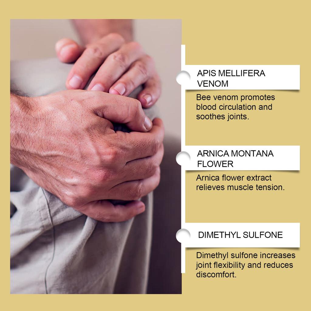 Joint Care Balm Full Body Joint Relief Moisture Comfort Balm Integrated With Apitherapy Joint Care For Back,Neck,Hands,Feet Joints 100G