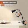 Светодиодные зумируемые лампы для чтения USB зажимная книжная лампа гибкая гибкая шея ночник для чтения регулируемая книжная лампа лампа для учебы чтения