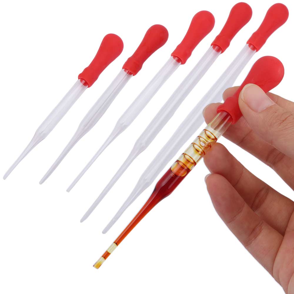 Head Transparent Chemistry Frameless Dropper Transfer Medicine Dropper Glass Pipette Glass Dropper