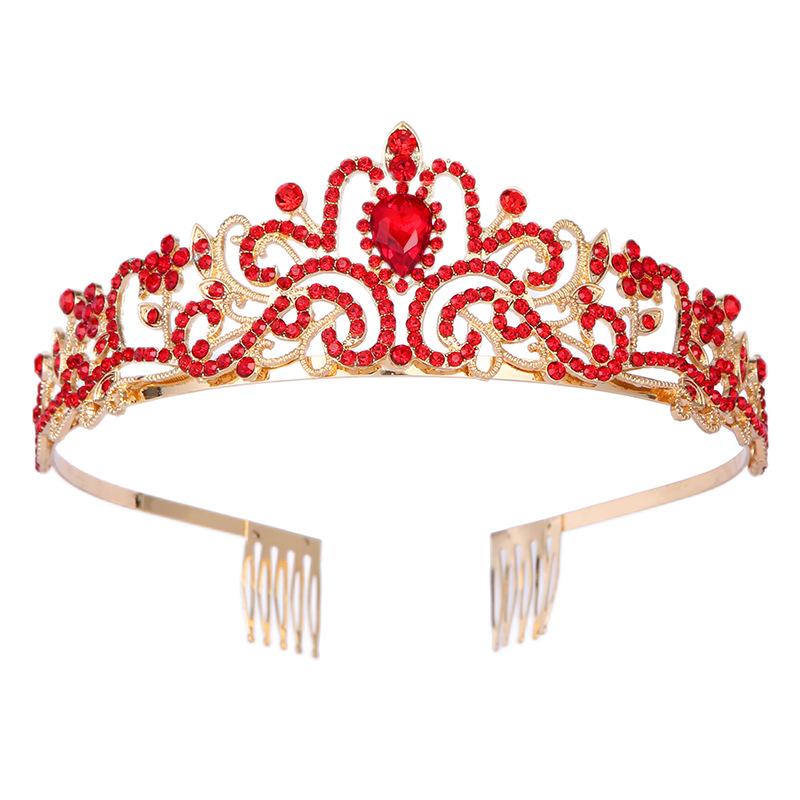 Модная хрустальная черная корона из сплава, свадебная тиара, аксессуары для волос на Хэллоуин, корона, повязка на голову