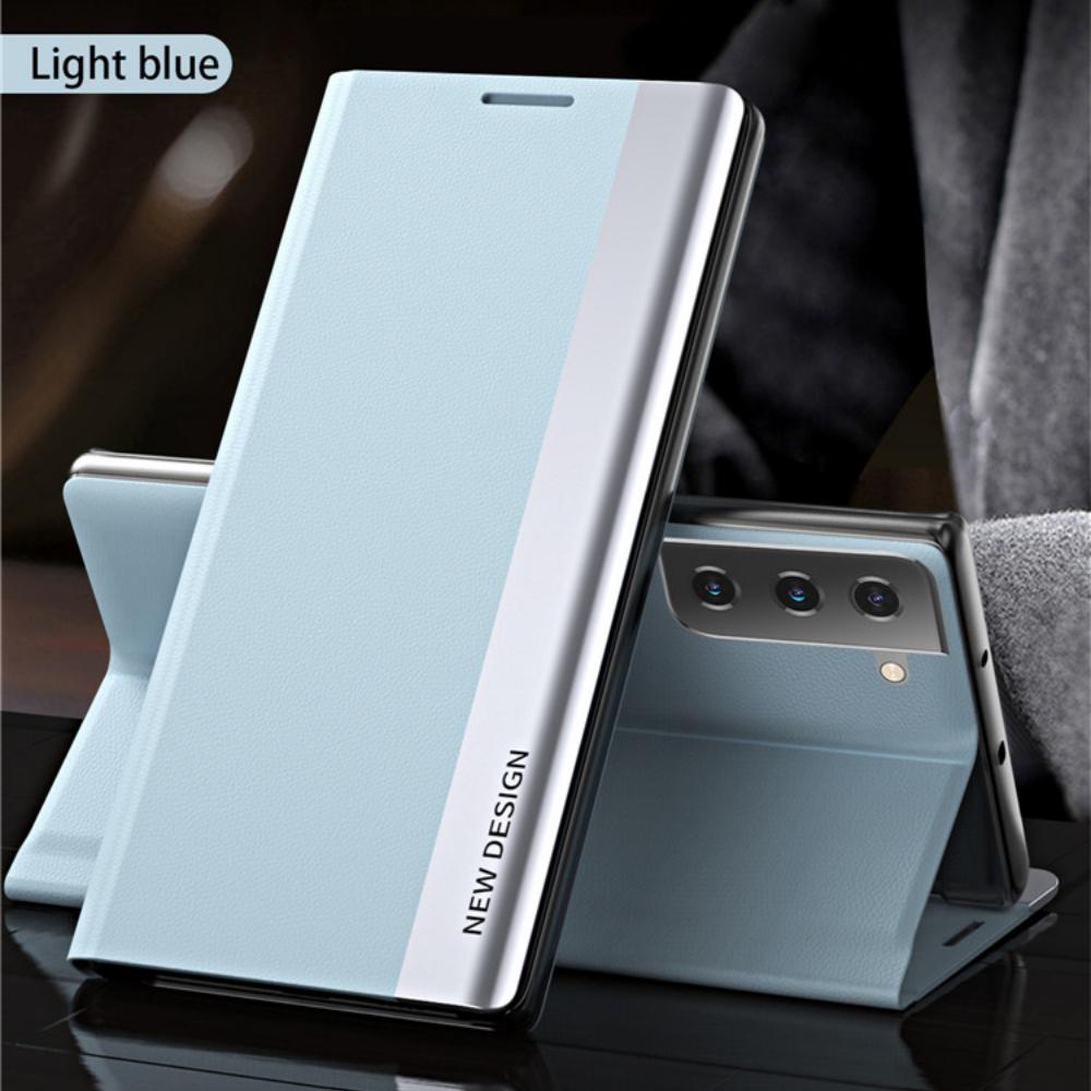 Магнитный кожаный чехол с покрытием для телефона A15 A35 A55 5G Stand Flip Samsung S25 S24 Plus S22 S23 FE Note 20 Cover
