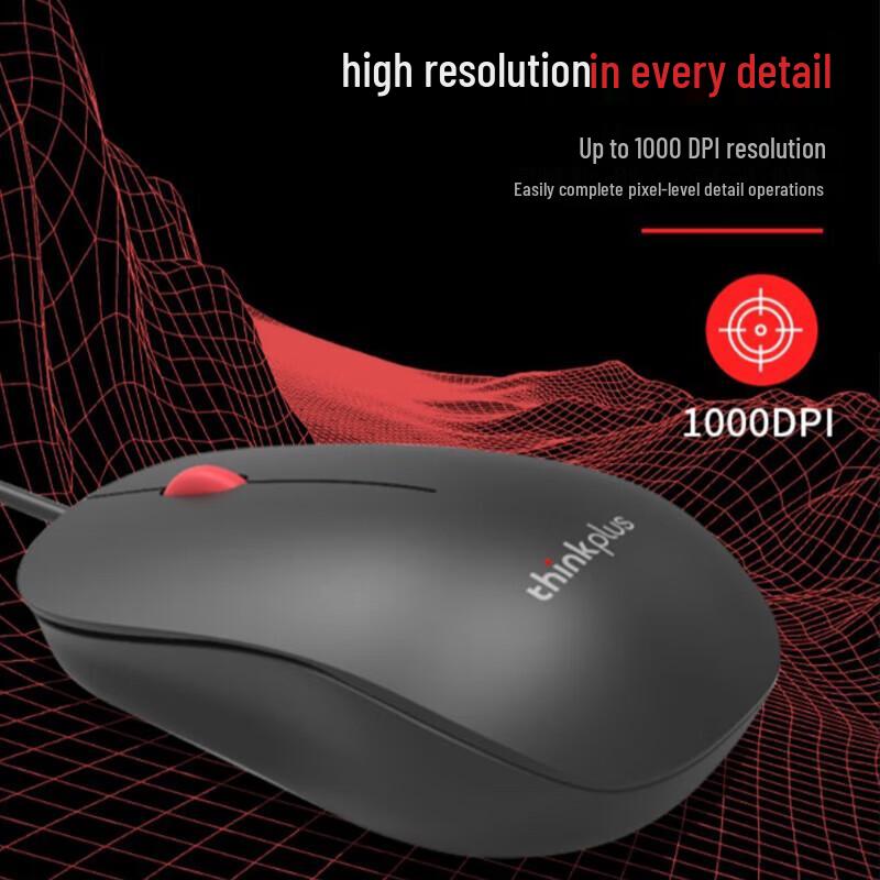Проводная мышь Lenovo Thinkplus M80