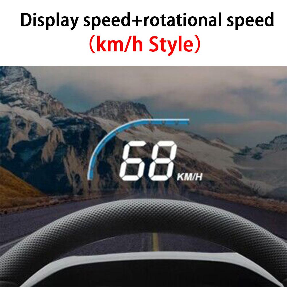 ZJCGO Auto HUD Display Car Projector Alarm Head Up Display Speedometer Windshield for Mazda 3 Mazda3 BM BN 2013~2018
