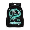 Рюкзаки Hatsune Anime Miku для мужчин и женщин, студенческие, в колледж, школу, вмещает 15-дюймовый ноутбук, сумки виртуальной певицы
