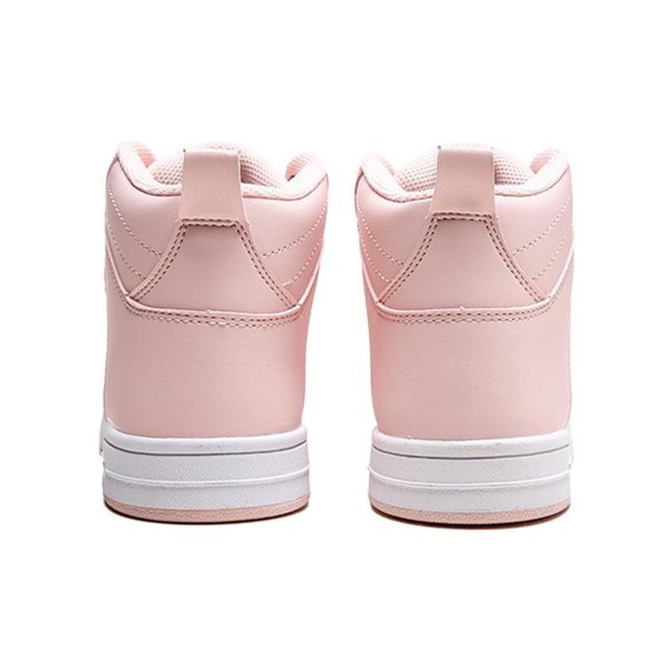 Anta Life Collection Slip Resistant Abrasion Resistant High top Skateboard Shoes Women's Baby Pink 92948088-2