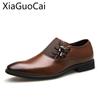 Модные Натуральная Кожа Горячая Распродажа Мужские Кожаные Классические Туфли Оксфорды Большого Размера 38-47 Плоские Формальные Туфли Сплошная Резина Бизнес Лоферы Lu10 35