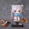 14CM Anime Sousou no Frieren Frieren Figure Winter Clothing Doll Cute Model Standing Posture Toy Collection Aciton Figure Gifts