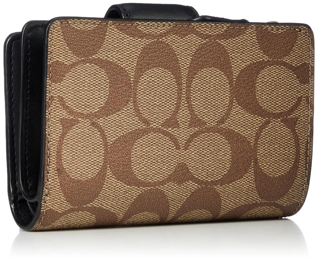 Кошелек двойного сложения C0082 Signature [Coach] женский Im/хаки/черный [Товар]