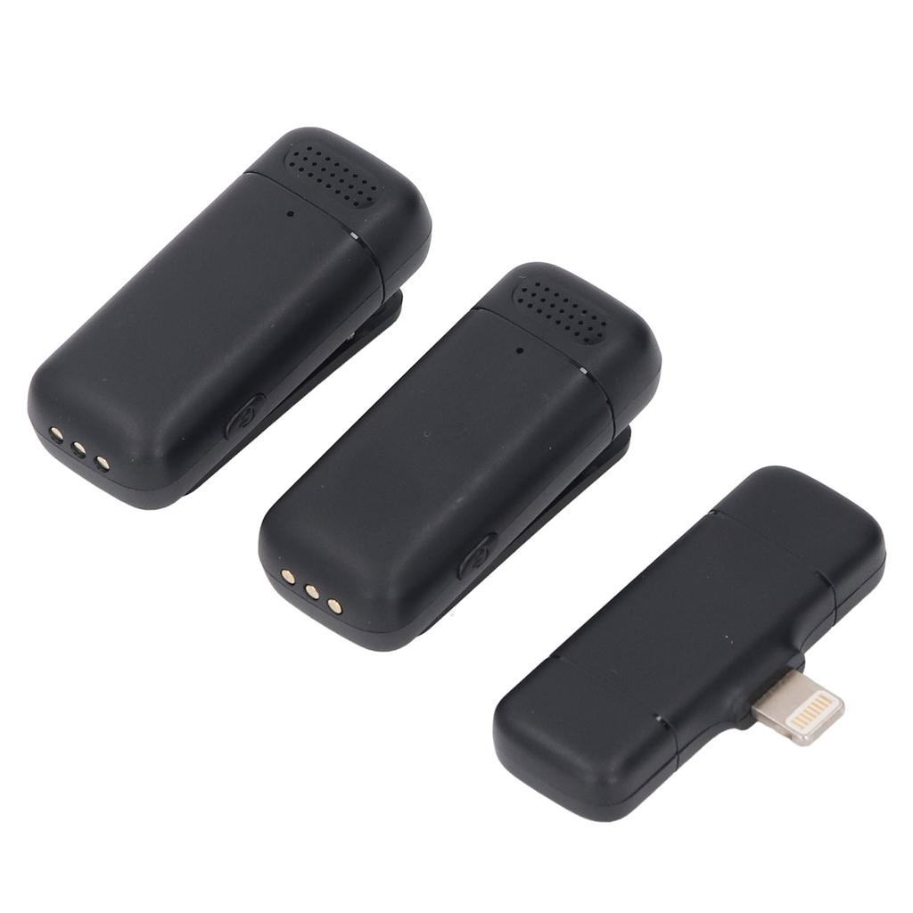 Беспроводная петличная микрофонная система с зарядным кейсом 2 передатчика 1 приемник петличный микрофон для IOS