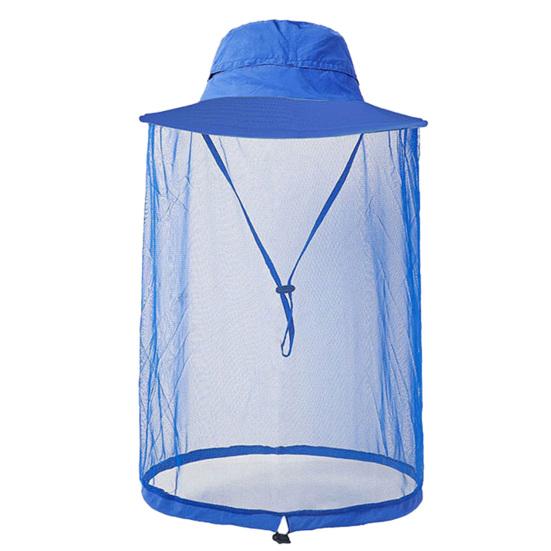 Шляпа с москитной сеткой для мужчин и женщин с широкими полями, защита от солнца, панама с вуалью, защита от насекомых для рыбалки, пешего туризма