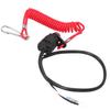 Universal Boat Outboard Engine Motor Kill Stop Switch With Safety Tether Lanyard Kit