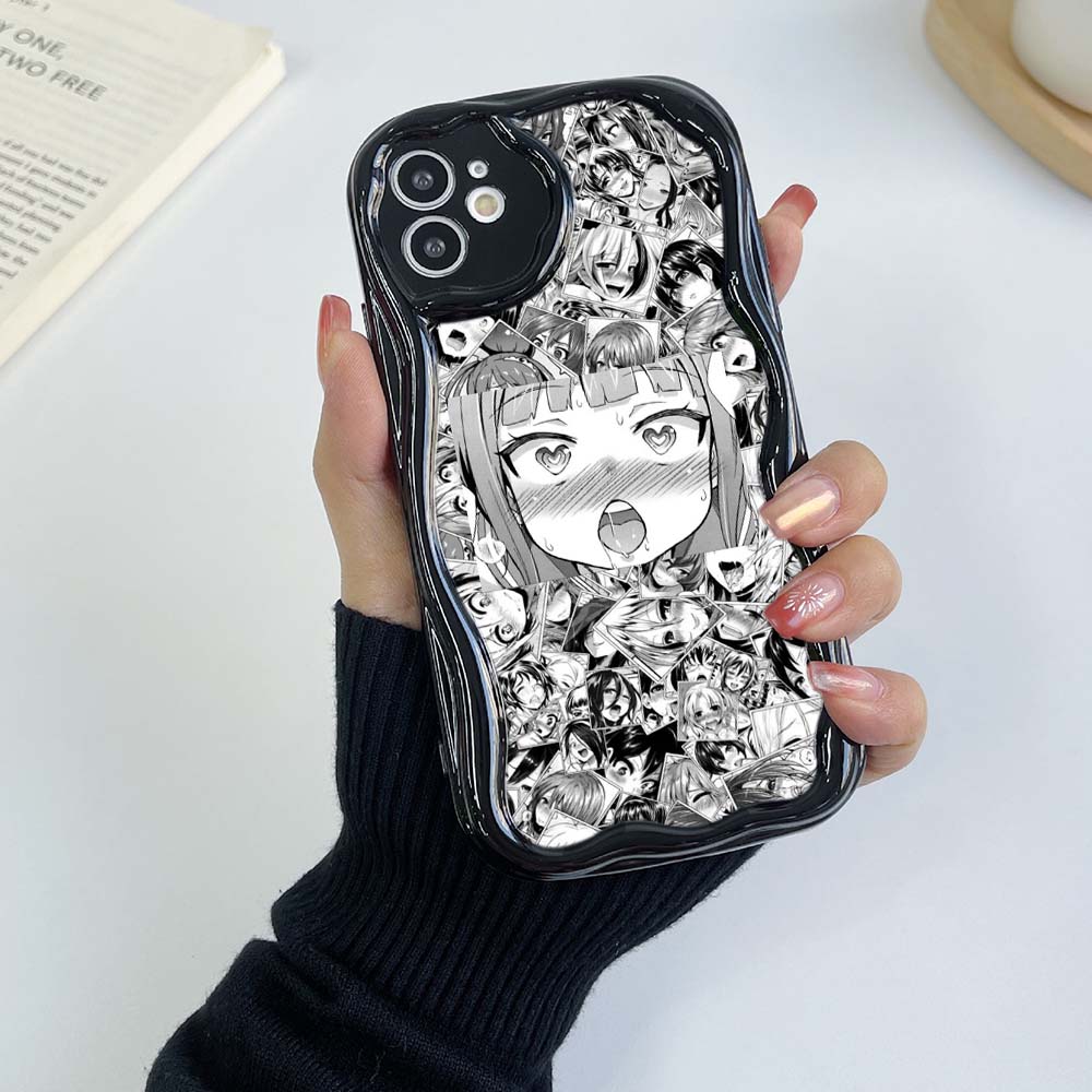 N7 Desire Anime Girl Design Art Волнистый чехол для телефона для iPhone 15 14 Pro Max Samsung S24 S23 Ultra A54 A14 Xiaomi Redmi 13C Huawei Honor Мягкая задняя крышка