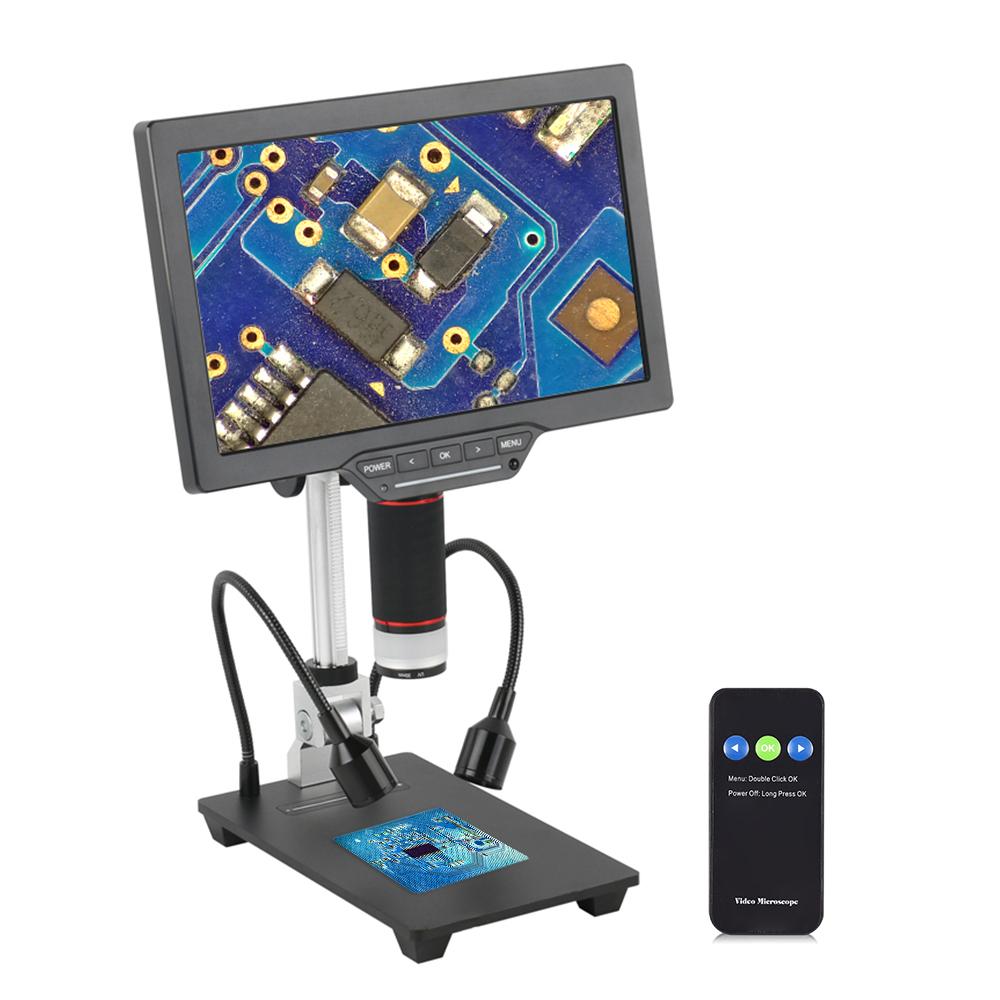 10.1-inch LCD USB Digital Microscope 1080P Coin Microscope 1-1600X 16MP Touch-control Lightness