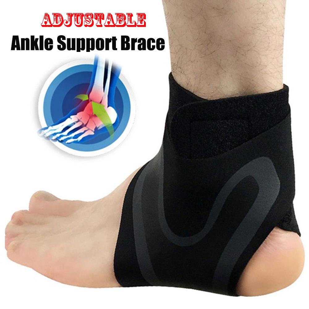 Бандаж антирастяжение компрессионный ортез на лодыжку эластичный ортез на лодыжку регулируемый поддерживающий ортез