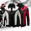 Men's Leather Jacket New Men's PU Motorcycle Jacket Jacket Matching Color Fashion Leather Men Sports Coats