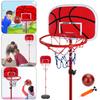 Basketball Goals with Ball and Pump Portable Basketball Hoop Adjustable Portable Basketball Hoop Indoor Outdoor Play for Kids