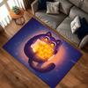 Cartoon Cat and Wishing Bottle Carpet for Living Room Bedroom Bedside Floor Mat Cloakroom Kids Activity Area Rugs Home Decor