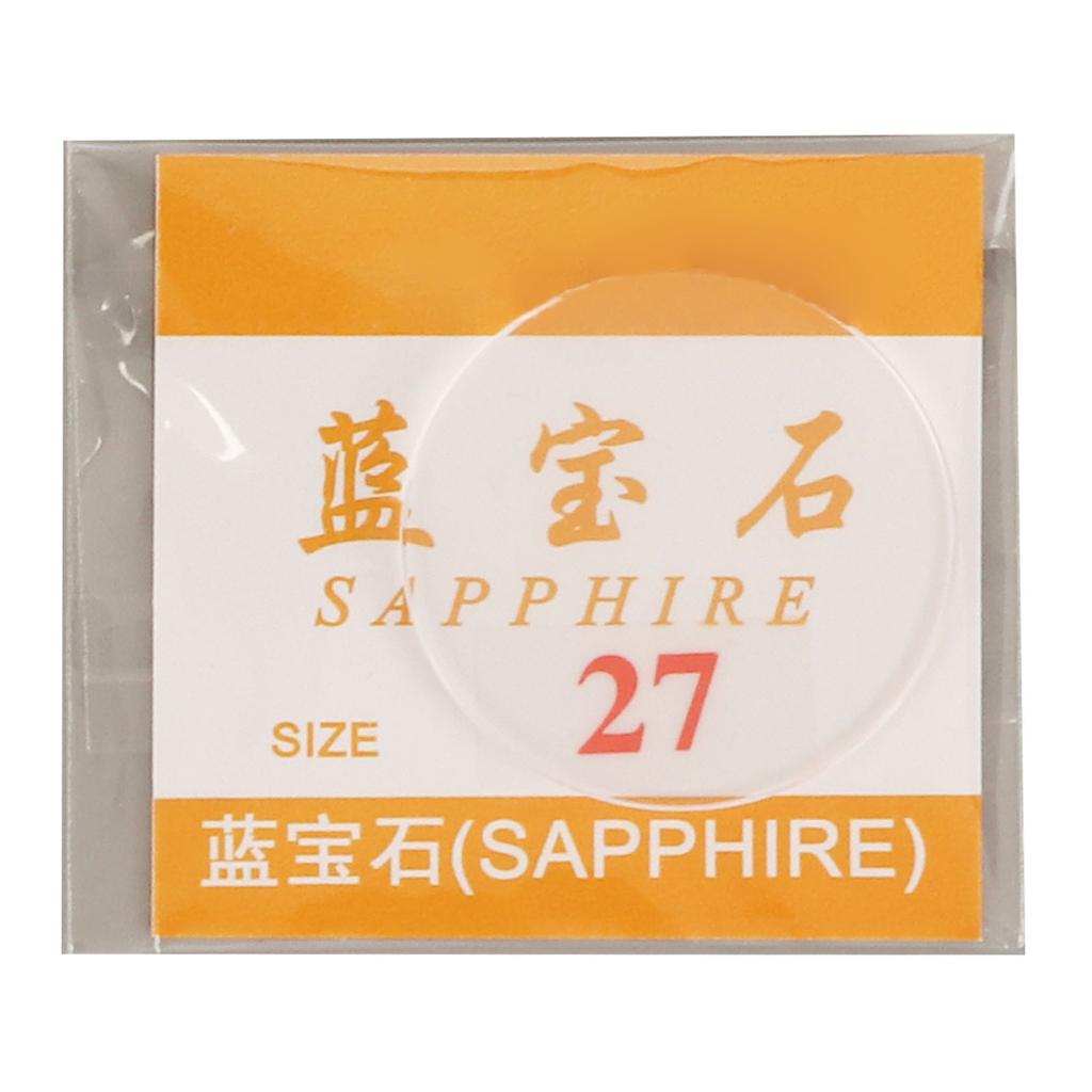 Watch Glass 1.5mm Thick Good Transparency High Temperature Scratch Wear Proof Sapphire Crystal