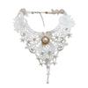 Gothic Lace Clavicle Necklace with Adjustable Clasp for Party Styling, Photo Looks, and Dress-Up Outfit Detail Appeal
